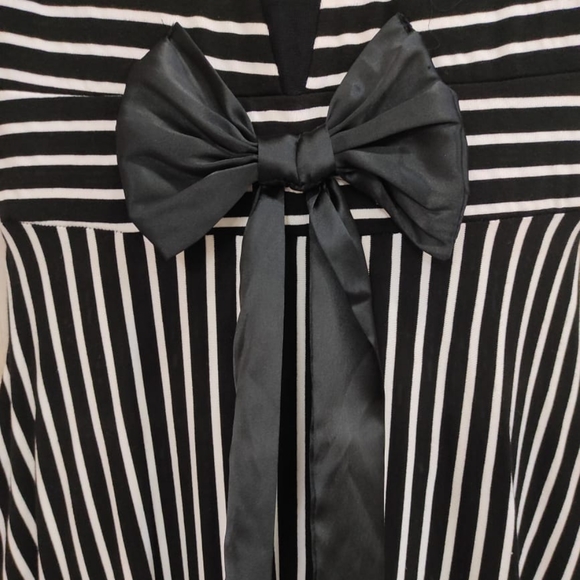 Black white midi dress - Picture 6 of 6